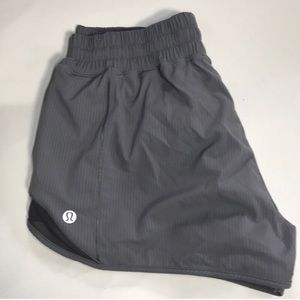 Gray Lululemon Hotty Hot shorts